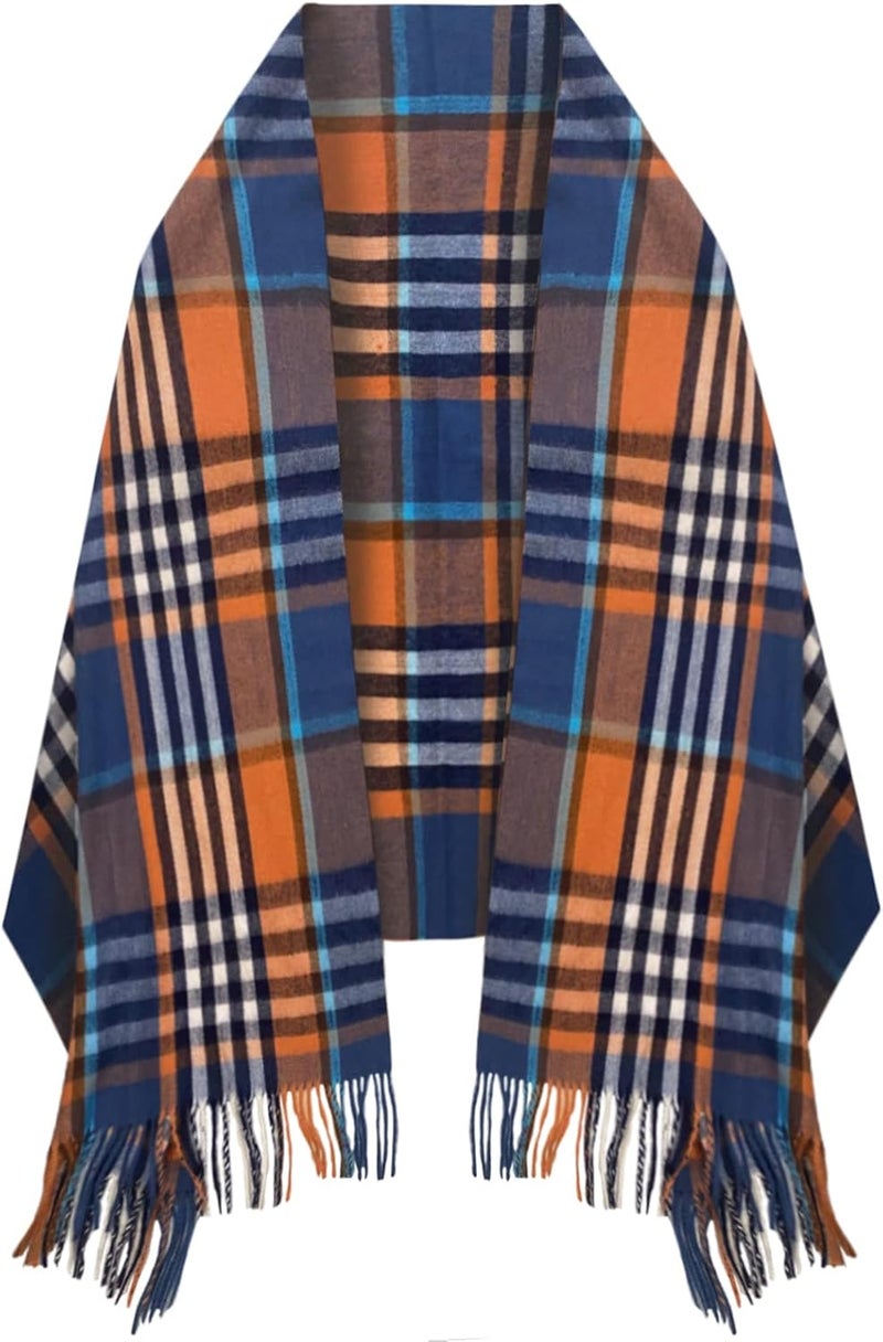 EXTREE Scarfs for Women Pashmina Silky Shawl Wrap for Evening Dressing Blanket Open Front Poncho Cape - Image 1